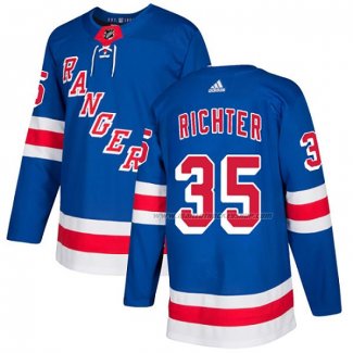 Maillot Hockey New York Rangers Mike Richter Domicile Authentique Bleu