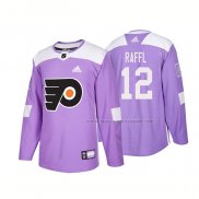 Maillot Hockey Philadelphia Flyers Michael Raffl Authentique 2018 Fights Cancer Volet