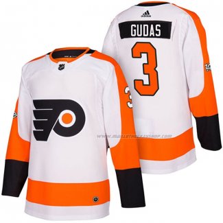 Maillot Hockey Philadelphia Flyers Radko Gudas Authentique Exterieur 2018 Blanc