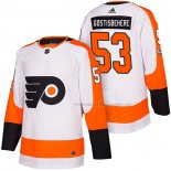 Maillot Hockey Philadelphia Flyers Shayne Gostisbehere Authentique Exterieur 2018 Blanc