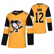 Maillot Hockey Pittsburgh Penguins Dominik Simon Alterner Authentique Or