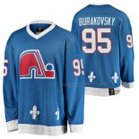 Maillot Hockey Quebec Nordiques Andre Burakovsky Heritage Vintage Replica Bleu