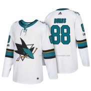 Maillot Hockey San Jose Sharks Brent Burns 2018 Blanc