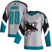 Maillot Hockey San Jose Sharks Brent Burns Reverse Retro Authentique 2020-21 Gris