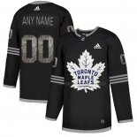 Maillot Hockey Toronto Maple Leafs Personnalise Black Shadow Noir