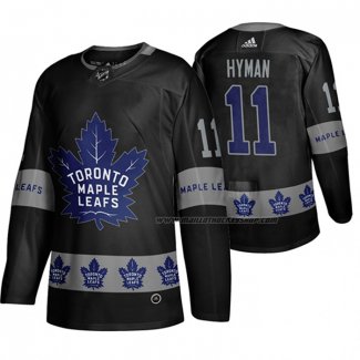 Maillot Hockey Toronto Maple Leafs Zach Hyman Breakaway Noir