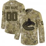 Maillot Hockey Vancouver Canucks 2019 Salute To Service Personnalise Camouflage