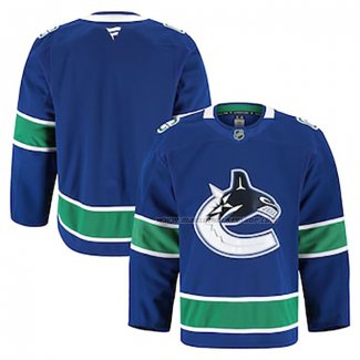 Maillot Hockey Vancouver Canucks Domicile Autentico Pro Bleu