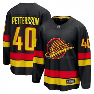 Maillot Hockey Vancouver Canucks Elias Pettersson Alterner Premier Breakaway 2022-23 Noir