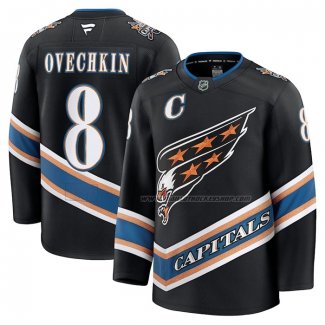 Maillot Hockey Washington Capitals Alexander Ovechkin 50th Anniversary Premier Breakaway Noir