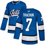 Maillot Hockey Winnipeg Jets Keith Tkachuk Alterner Authentique Bleu