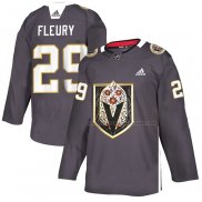 Maillot Vegas Golden Knights Marc-andre Fleury Dia de Los Muertos Gris