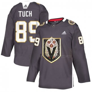 Maillot Vegas Golden Knights Tuch Dia de Los Muertos Gris