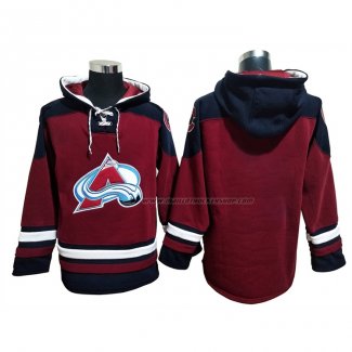 Veste a Capuche Colorado Avalanche Rouge