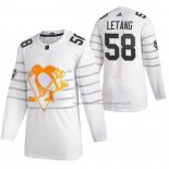 Maillot Hockey 2020 All Star Pittsburgh Penguins Kris Letang Authentique Blanc