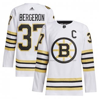 Maillot Hockey Boston Bruins Patrice Bergeron Alterner Primegreen Autentico Blanc1