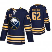 Maillot Hockey Buffalo Sabres Brandon Montour Domicile Authentique Bleu