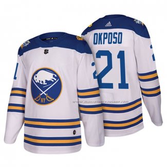 Maillot Hockey Buffalo Sabres Kyle Okposo Authentique 2018 Winter Classic Blanc