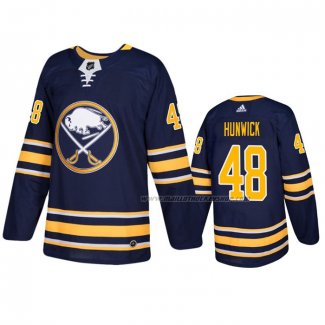 Maillot Hockey Buffalo Sabres Matt Hunwick Domicile Bleu