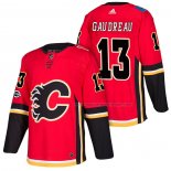 Maillot Hockey Calgary Flames Johnny Gaudreau Authentique Domicile 2018 Rouge