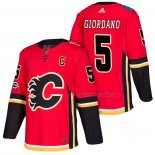 Maillot Hockey Calgary Flames Mark Giordano Domicile Authentique 2018 Rouge