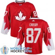 Maillot Hockey Canada Sidney Crosby 2016 World Cup Rouge