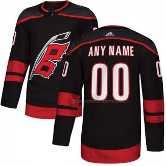 Maillot Hockey Carolina Hurricanes Personnalise Authentique Alterner Noir