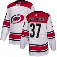 Maillot Hockey Carolina Hurricanes Svechnikov Red Exterieur Authentique Blanc