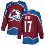 Maillot Hockey Colorado Avalanche Tyson Jost Domicile Authentique Rouge