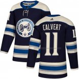 Maillot Hockey Columbus Blue Jackets Matt Calvert Alterner Authentique Bleu