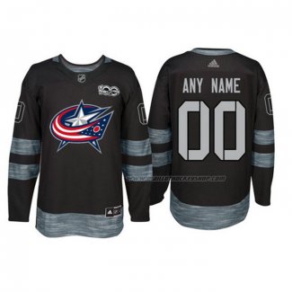 Maillot Hockey Columbus Blue Jackets Personnalise Noir