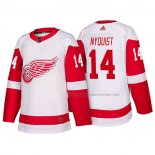 Maillot Hockey Detroit Red Wings Gustav Nyquist New Outfitted 2018 Blanc