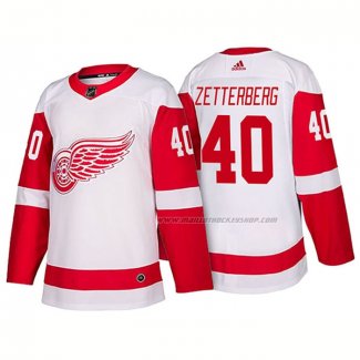 Maillot Hockey Detroit Red Wings Henrik Zetterberg New Outfitted 2018 Blanc