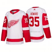 Maillot Hockey Detroit Red Wings Jimmy Howard New Outfitted 2018 Blanc