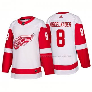 Maillot Hockey Detroit Red Wings Justin Abdelkader New Outfitted 2018 Blanc