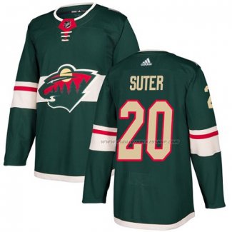 Maillot Hockey Enfant Minnesota Wild Ryan Suter Domicile Authentique Vert