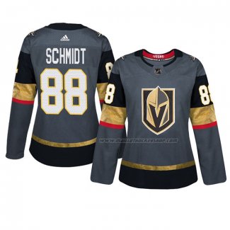 Maillot Hockey Femme Vegas Golden Knights Nate Schmidt Domicile Authentique Joueur Gris