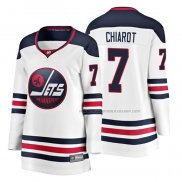 Maillot Hockey Femme Winnipeg Jets Ben Chiarot Heritage Breakaway Blanc