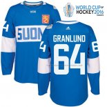 Maillot Hockey Finlandia Mikael Granlund Premier 2016 World Cup Bleu