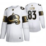 Maillot Hockey Golden Edition Colorado Avalanche Matt Nieto Limited Blanc