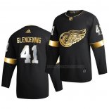 Maillot Hockey Golden Edition Detroit Red Wings Luke Glendening Limited Authentique 2020-21 Noir