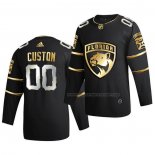 Maillot Hockey Golden Edition Florida Panthers Personnalise Limited Authentique 2020-21 Noir