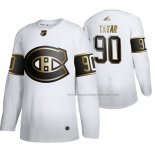 Maillot Hockey Golden Edition Montreal Canadiens Tomas Tatar Authentique Blanc