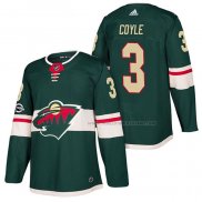 Maillot Hockey Minnesota Wild Charlie Coyle Authentique Domicile 2018 Vert