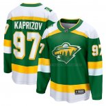 Maillot Hockey Minnesota Wild Kirill Kaprizov Alterner Premier Breakaway 2023-24 Vert