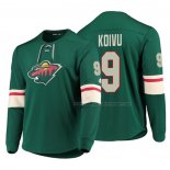 Maillot Hockey Minnesota Wild Mikko Koivu Platinum Vert