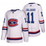 Maillot Hockey Montreal Canadiens Brendan Gallagher Blanc