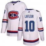 Maillot Hockey Montreal Canadiens Guy Lafleur Authentique 2017 100 Classic Blanc