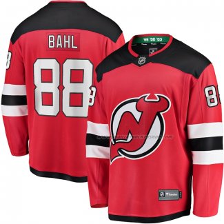 Maillot Hockey New Jersey Devils Kevin Bahl Domicile Breakaway Rouge