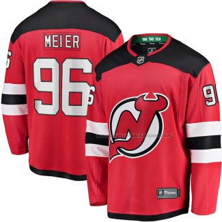 Maillot Hockey New Jersey Devils Timo Meier Domicile Breakaway Rouge